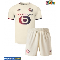 Lille OSC Auswärts Trikotsatz Kinder 2025-26 Kurzarm (+ Kurze Hosen)